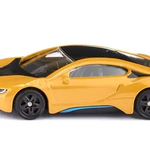 Siku BMW i8 Spielzeugauto aus Metall und Kunststoff – Orange für Kinder