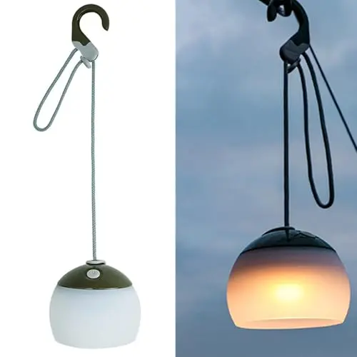 Aufladbare LED Campinglampe, IPX5 wasserdicht, USB wiederaufladbare Laterne für Wandern und Notfälle