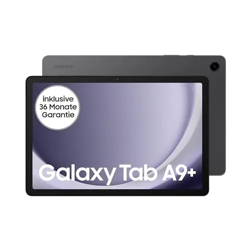 Samsung Galaxy Tab A9+ Wi-Fi Tablet, 64 GB, Simlockfrei, Graphite, 3 Jahre Garantie