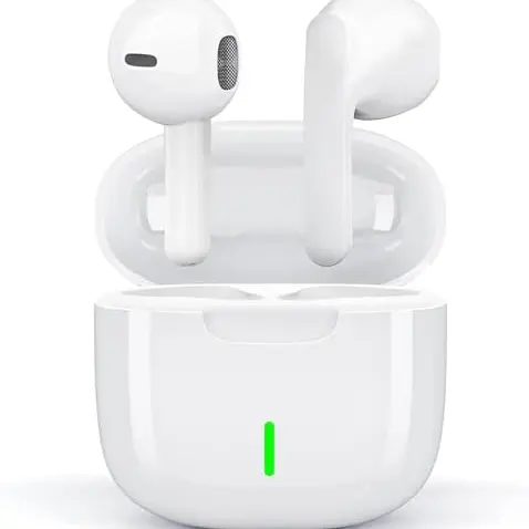 Bluetooth 5.3 In-Ear Kopfhörer, kabellos mit 50 Std. Akkulaufzeit, IP7 wasserdicht, Touch Control für iPhone und Android
