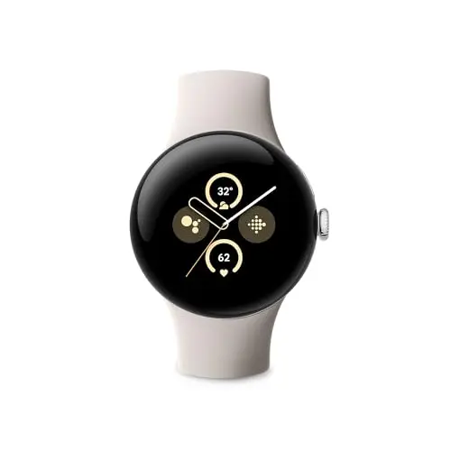 Google Pixel Watch 2 - Smartwatch con Fitbit y control de frecuencia cardiaca - Diseño elegante en plata