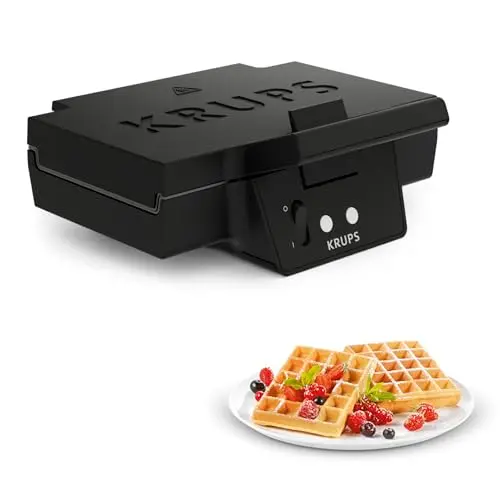 Krups Sandwichmaker für perfekte Sandwichtoasts, antihaftbeschichtete Platten, 850 W