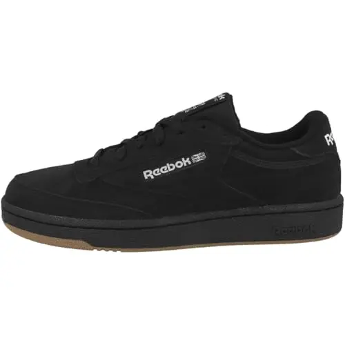 Reebok Club C 85 Unisex Kinder, Cblack Ftwwht Rbkle3, 34.5 EU