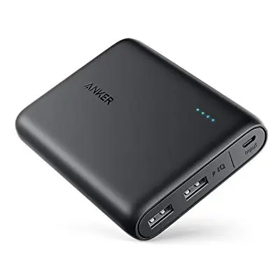 Anker PowerCore 13000mAh Powerbank mit 2-Port und PowerIQ für iPhone und Samsung Smartphones