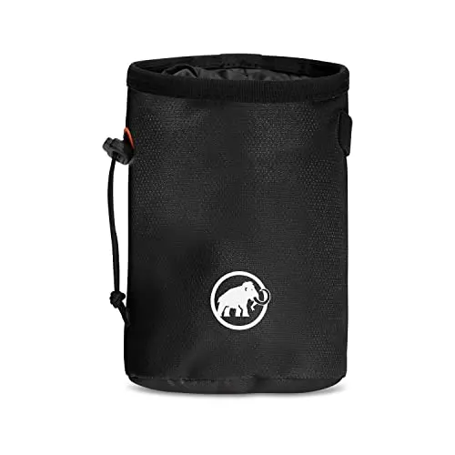 Mammut Gym Basic Chalk Bag – Kletterkreidebeutel mit Bürstenhalterung, One Size, Schwarz