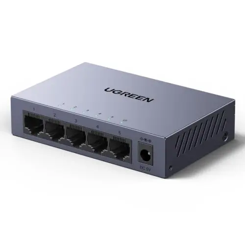 UGREEN 5-Port LAN Switch mit Metallgehäuse