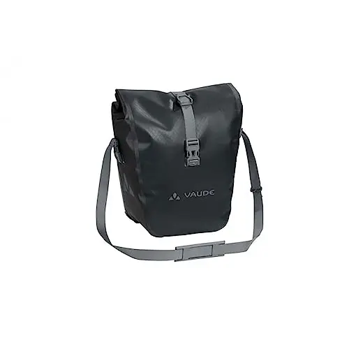 VAUDE Aqua Front Fahrradtasche - 2 wasserdichte Vorderradtaschen (14L) - Made in Germany