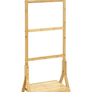 HAKU Möbel Herrendiener aus Bambus, Bohemian Style, 46 cm breit, 115 cm hoch