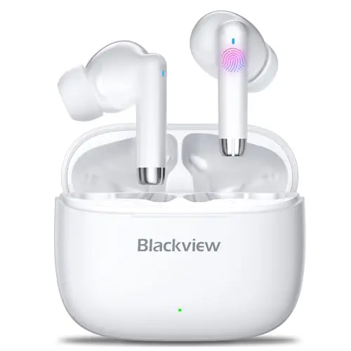 Blackview In Ear Bluetooth Kopfhörer mit Noise Cancelling, IPX7 wasserdicht, kabellos, Touch Control
