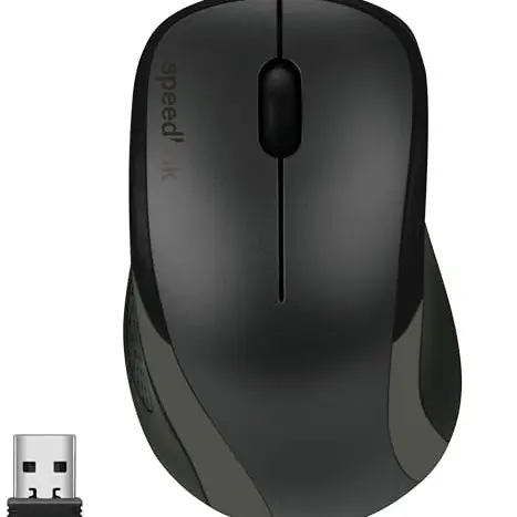 Speedlink KAPPA kabellose USB Maus für PC, Laptop und Notebook - 1200dpi, schwarz