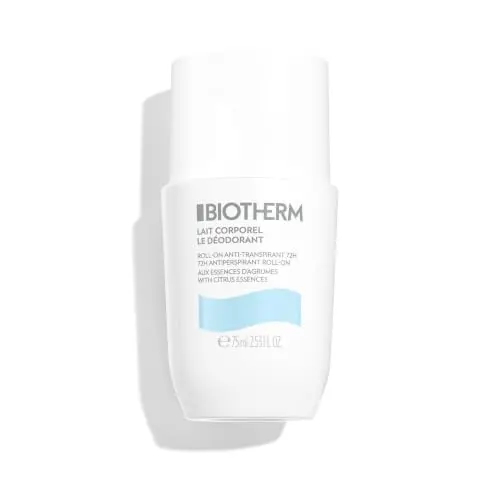 Biotherm Lait Corporel Deo Roll-On, pflegendes Deodorant, 75 ml