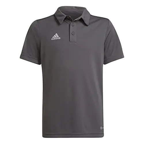 adidas Kinder Entrada 22 Polo Shirt, Team Grey, 5-6 Jahre