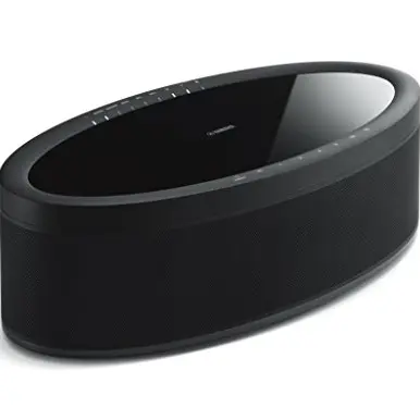 Yamaha MusicCast 50 Multiroom Lautsprecher mit Alexa - Wireless Speaker für raumfüllenden Klang (schwarz)