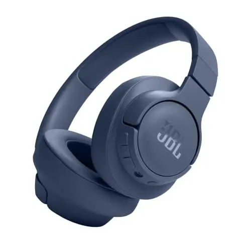 JBL Tune 720 BT Wireless Over-Ear-Kopfhörer – Bluetooth, faltbares Design – Bis zu 76 Stunden Musikwiedergabe – Blau