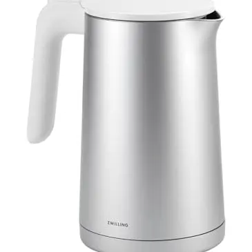 ZWILLING ENFINIGY Wasserkocher, kabellos, 1,0 Liter, Edelstahl, Silber