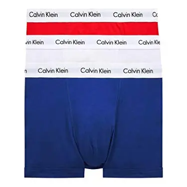 Calvin Klein Herren Boxershorts Low Rise 3er Pack, Ohne Eingriff, Mehrfarbig - Medium