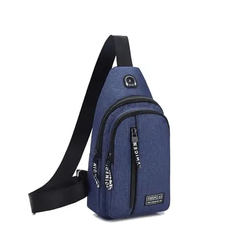 Schulter-Rucksack für Herren, verstellbar und tragbar, ideal für Outdoor, Wandern und Sport, mehrfarbig