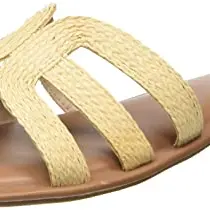 The Drop Damen Monika Sandalen H-band Beige 40.5 EU (9.5 US)