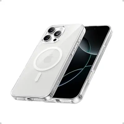 Anker MagGo Clear magnetisches Case für iPhone 16 Pro Max – Ultra-dünn und langlebig, kompatibel mit MagSafe