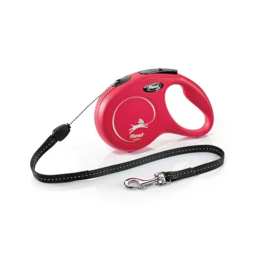 flexi Classic S Hunde Roll-Leine, 8m, rot