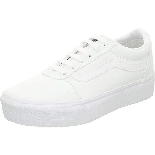 Vans Damen Ward Platform Sneaker, Weiß, 37 EU