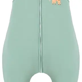 Chilsuessy Baby Schlafsack mit Beinen, 2.5 Tog, Unisex, ganzjährig, Grün, 100 cm, für Babys 105-115 cm