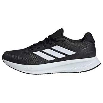 adidas Herren Runfalcon 5 Laufschuhe, Schwarz/Weiß, Größe 44