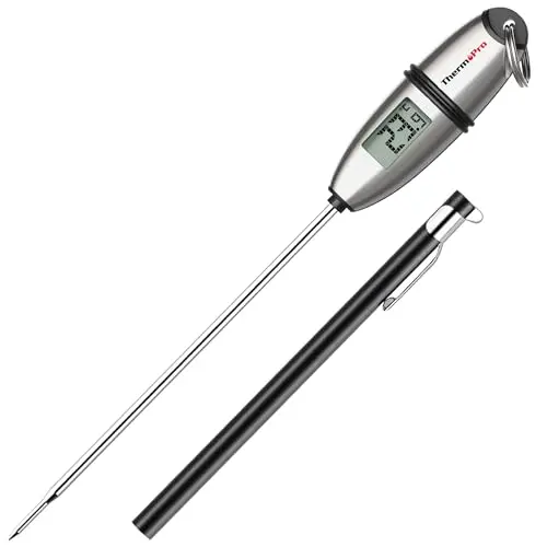 ThermoPro TP02S Digitales Fleischthermometer mit langer Sonde für Braten, Kochen, Grillen und Backen