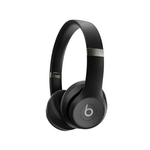 Beats Solo 4 - Kabelloser On-Ear Kopfhörer in Mattschwarz, 50 Stunden Akkulaufzeit