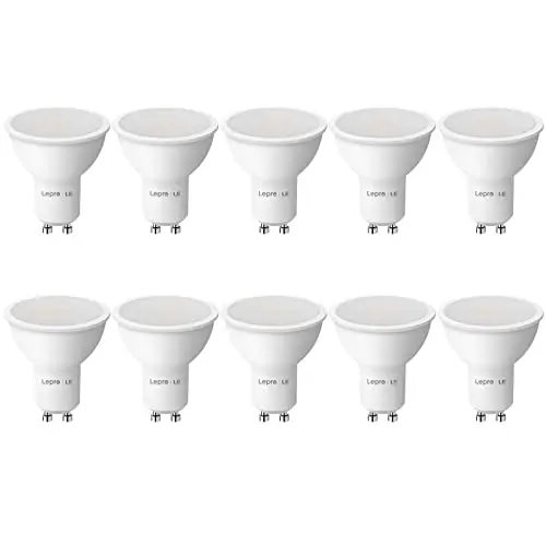 Lepro GU10 LED Lampe Warmweiß 4W, ersetzt 50W Halogen, 10 Stück