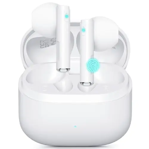 Ciciloud Bluetooth Kopfhörer, Kabellose In-Ear Kopfhörer mit 4 Mikrofonen und 48H Spielzeit, IP7 wasserdicht