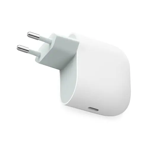 Google 45W USB-C Schnellladegerät für Pixel Smartphones und andere USB-C Geräte – Snow