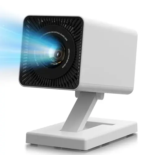 Mini Beamer 4K - Tragbarer Projektor mit WiFi und Bluetooth, 130 Zoll Heimkino