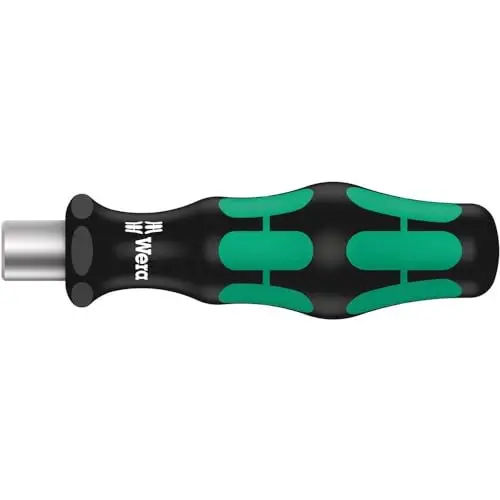Wera 813 Bits-Handhalter 1/4 Zoll x 78 mm, schwarz