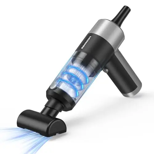 Handstaubsauger Akku, kabellos, starke Saugkraft 17000Pa, 4in1 für Auto, Haus und Büro, mit waschbarem HEPA-Filter