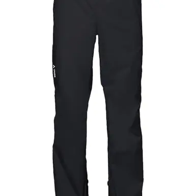 VAUDE Herren Drop Pants II Regenhose, Schwarz, Größe XS