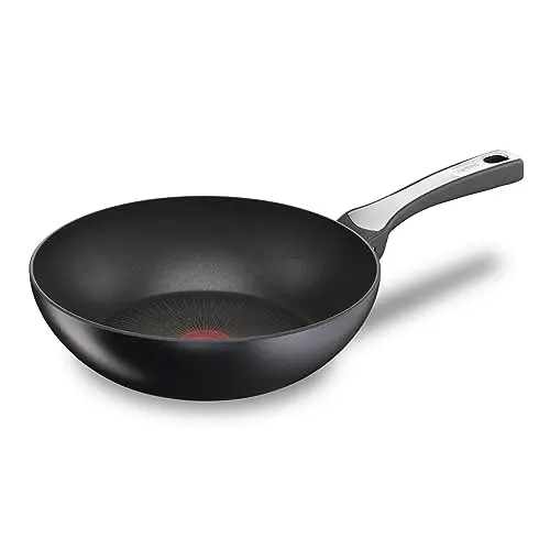Tefal Unlimited On Wokpfanne 28 cm - Titanium Antihaftbeschichtung, für alle Herdarten geeignet