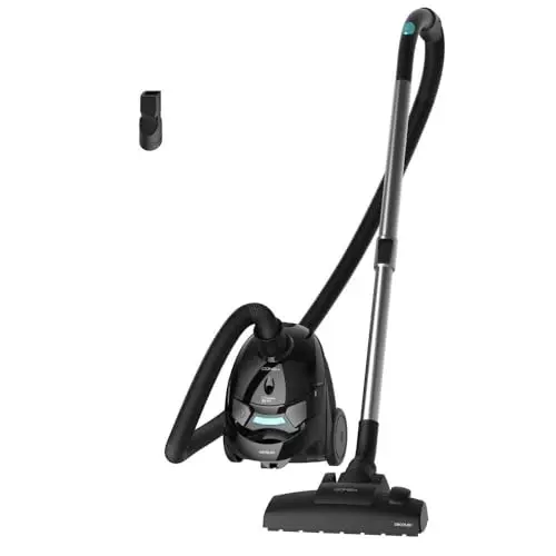 Cecotec Conga Powerbag 2000 Staubsauger mit 2L Beutel, 800 W, Teleskoprohr und Zubehör