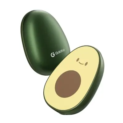 Gaiatop wiederaufladbare Handwärmer, 2er-Pack, Avocado-Design