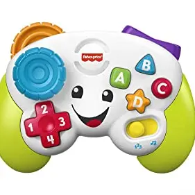 Fisher-Price Lernspaß Spiel-Controller für Babys, grün mit Musik und Lichtern, für Kinder ab 6 Monaten