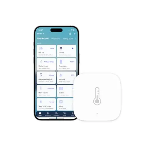 Aqara Temperatur- und Feuchtigkeitssensor für Smart Home, kompatibel mit Apple HomeKit und Alexa