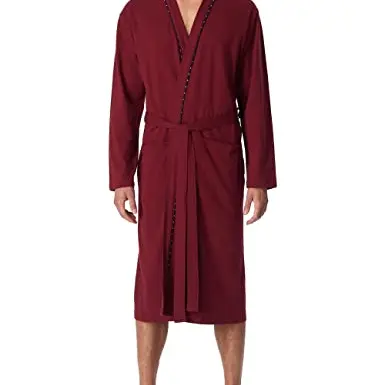 Schiesser Herren Bademantel 120 cm - Bio Baumwolle