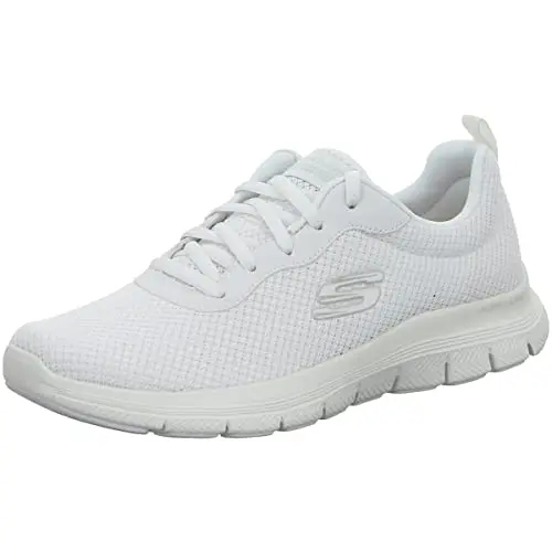 Skechers Damen Flex Appeal 4.0 Brilliant View Sneaker, Weiß, Größe 38 EU