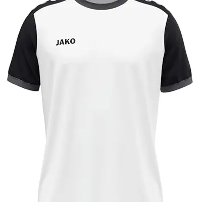 JAKO Damen Trikot Dynamic, kurzarm, weiß/schwarz/anthrazit, Größe L