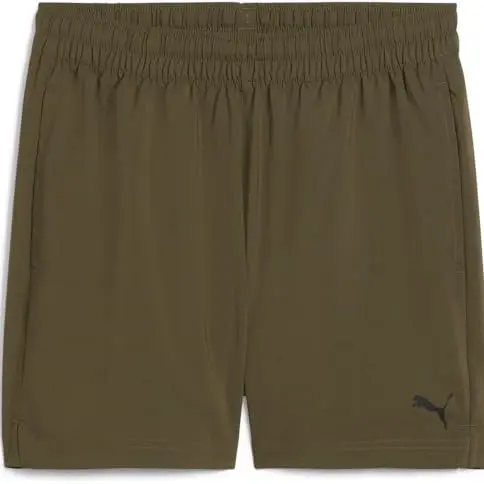 Puma Unisex 5" Woven Shorts in Loden Green