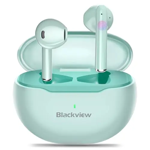 Blackview AirBuds6 Kabellose In-Ear Kopfhörer, Sportliche Bluetooth 5.3 mit Noise Cancelling und Touch Sensoren