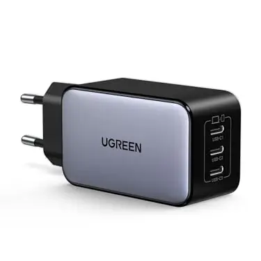 UGREEN Nexode 65W USB-C Ladegerät - Kompakt, Schnellladegerät für MacBook, iPad, iPhone und Galaxy