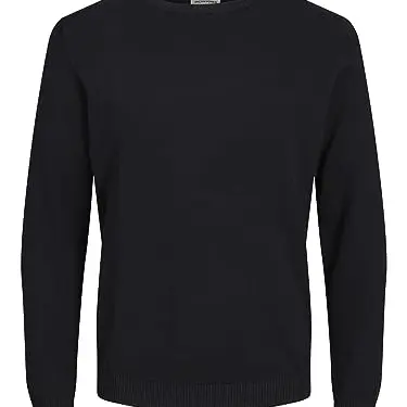 JACK & JONES Herren Pullover, schwarz, Crew Neck, Größe M