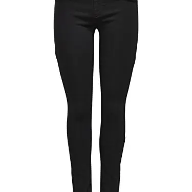 ONLY RAIN REG Skinny Jeans in Schwarz, Größe L/30