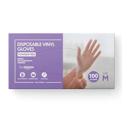 Einweg-Vinylhandschuhe, Größe M, 100er-Pack